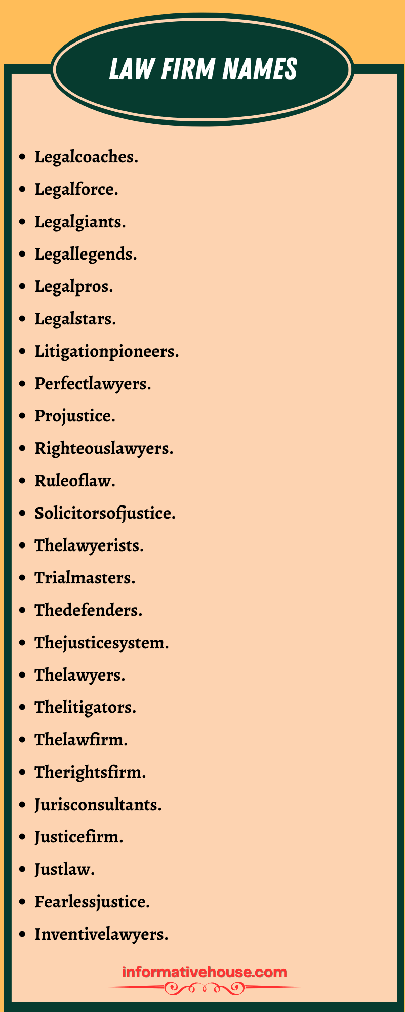 567 Funny Law Firm Name Ideas List And Suggestion Informative House   Law Firm Names 