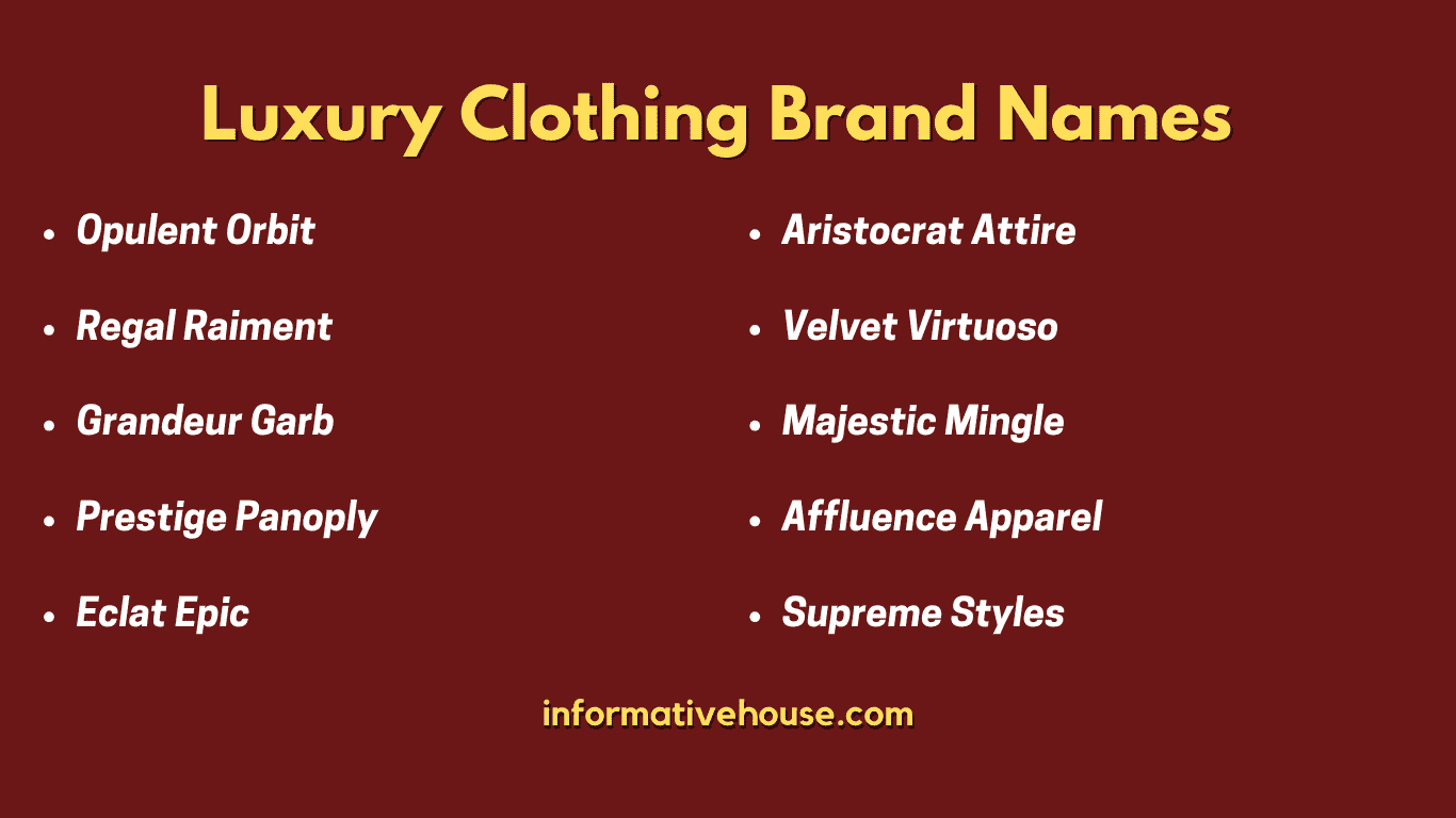 Top 10 Luxury Clothing Brand Names