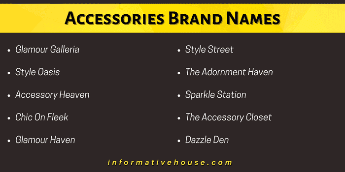 Accessories Brand Names