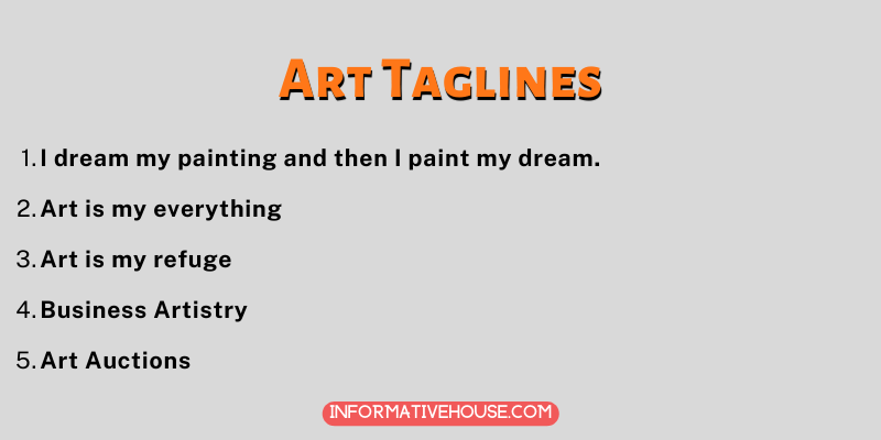 Art Taglines