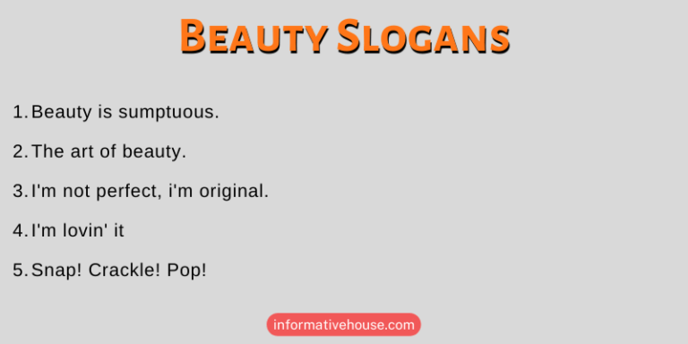 150+ Famous Cosmetic Slogans to Impress Women - Informative House