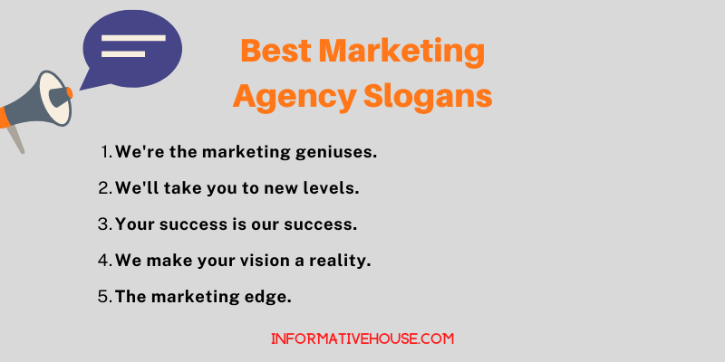 Best Marketing Agency Slogans