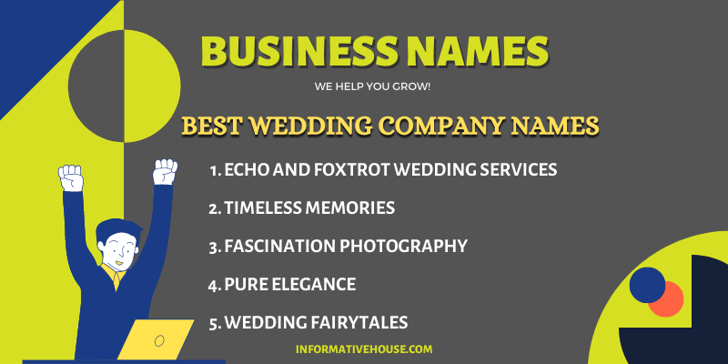 Best Wedding Company Names