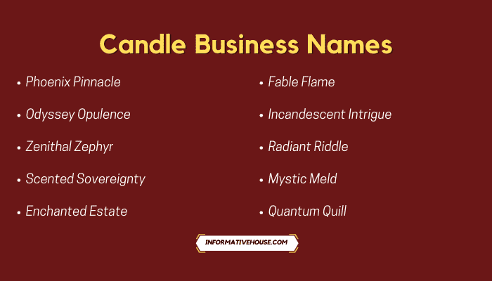 Top 10 Candle Business Names