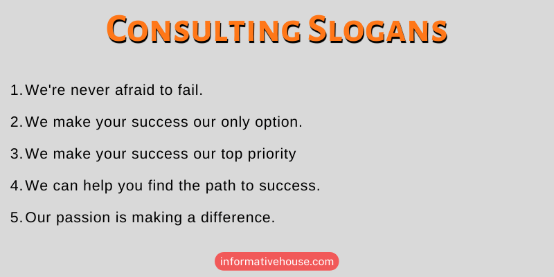 Consulting Slogans