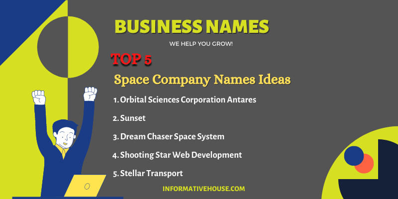 Top 5 Space Company Names Ideas