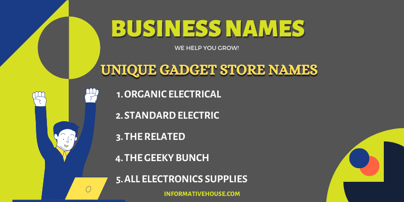 Unique Gadget Store Names