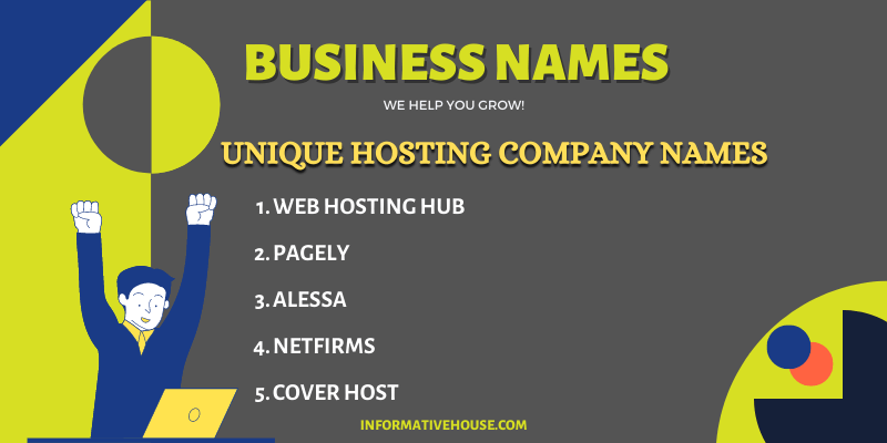 499+ The Most Catchy Web Hosting Company Names Ideas - Informative House