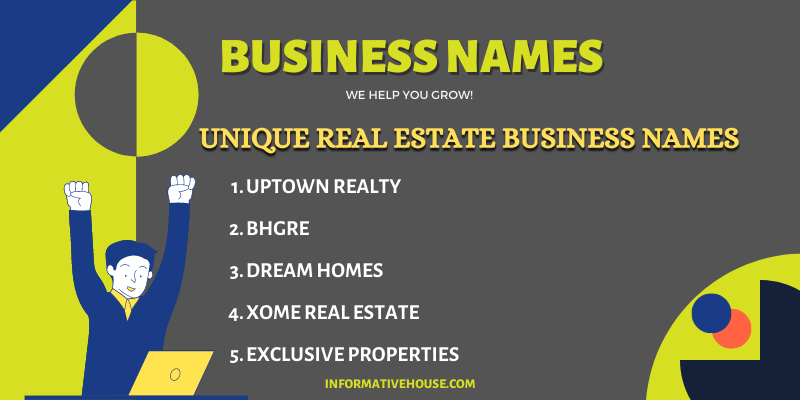 Unique Real Estate Company Names