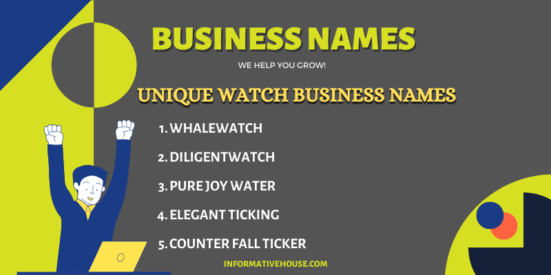 Watch hot sale company names