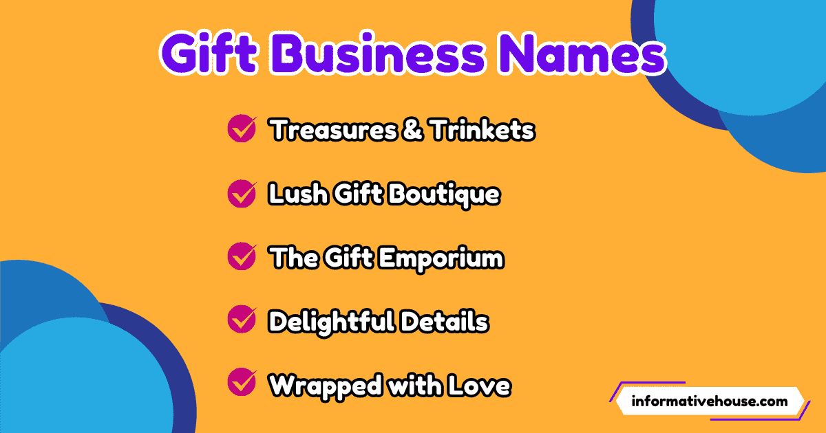 Gift Business Names