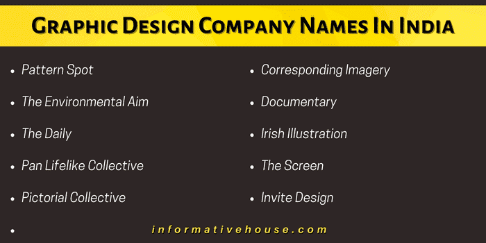 Graphic Design Company Names In India