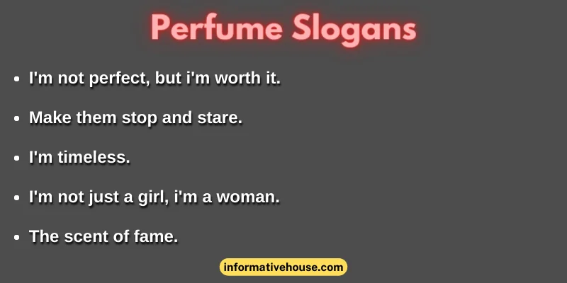Perfume Slogans