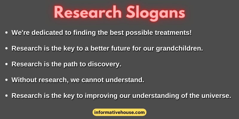 Research Slogans