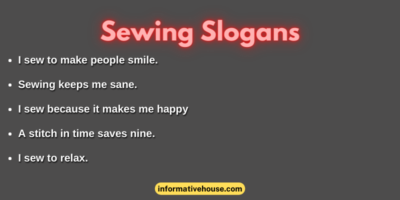 The Most Creative Sewing Slogans For Business Informative House