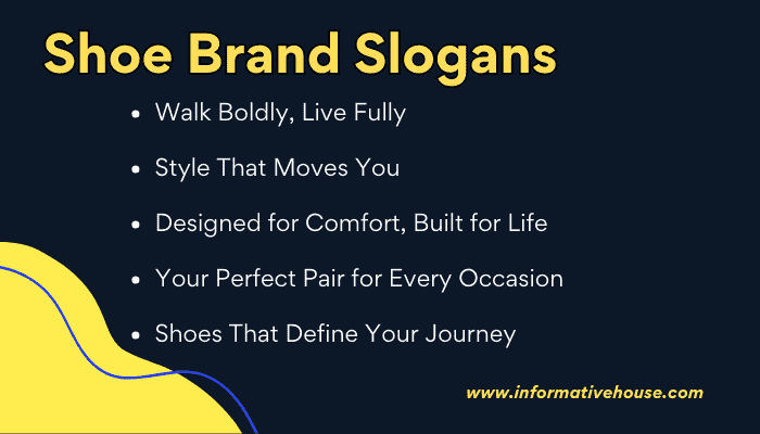 Shoe Brand Slogans