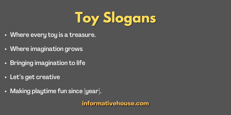 Toy Slogans