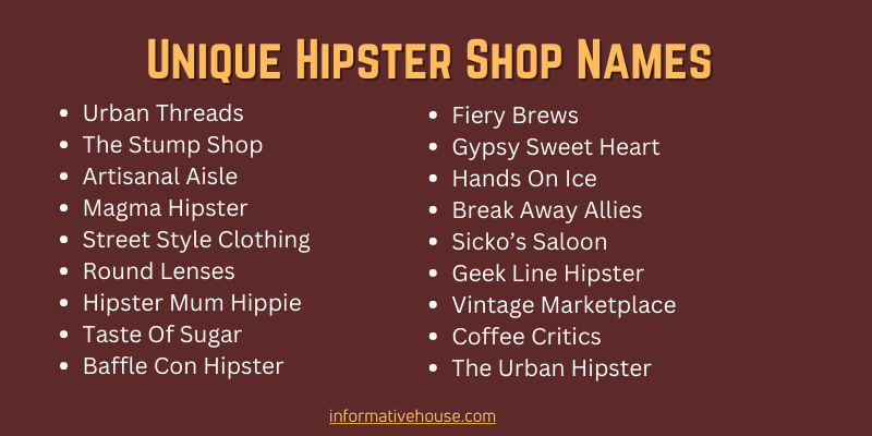 hipster shop name generator