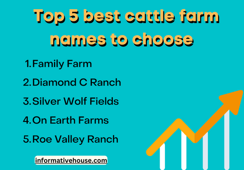 Top 5 best cattle farm names to choose