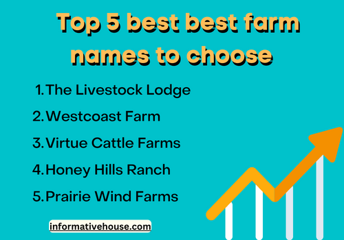 Top 5 best farm names to choose