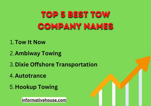 Top 5 best tow company names