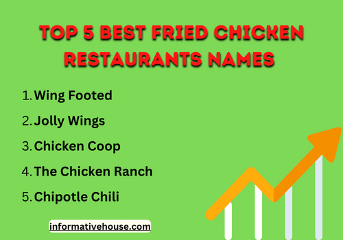 top 5 best fried chicken restaurants names