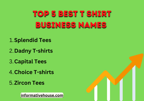 top 5 best t shirt business names