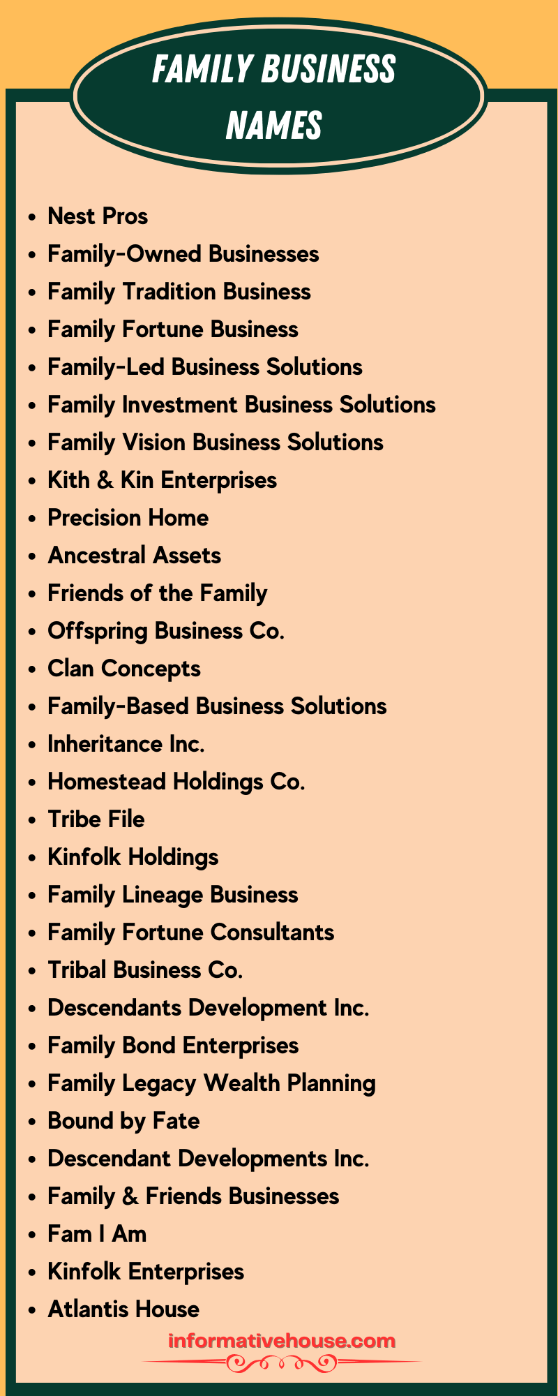 Family Business Names
