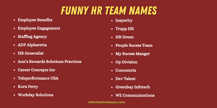 499 The Most Amazing Human Resources Company Names Ideas Informative 