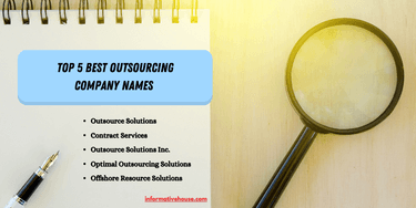 Top 5 best outsourcing company names