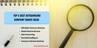 Top 5 best outsourcing company names ideas