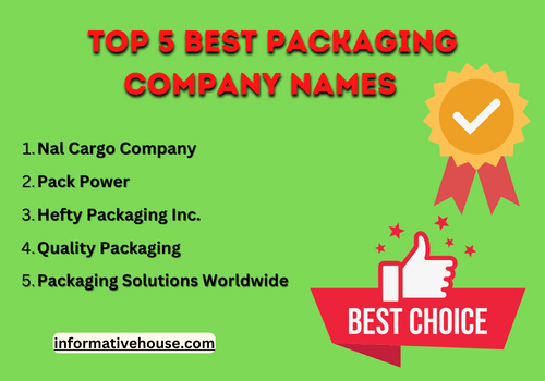 top 5 best packaging company names