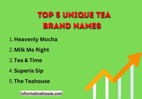 top 5 unique tea brand names