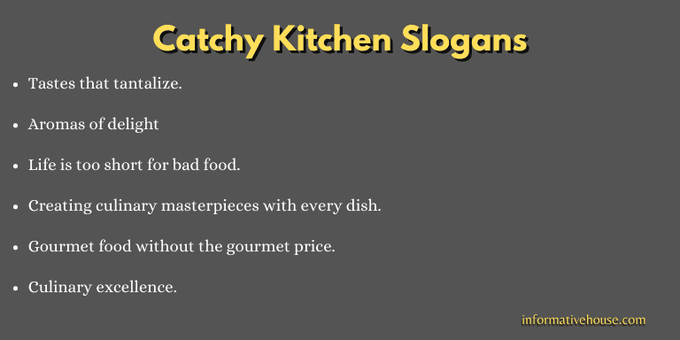 150 The Most Funny Chef Slogans And Taglines Informative House