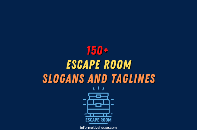 Escape Room Slogans Ideas