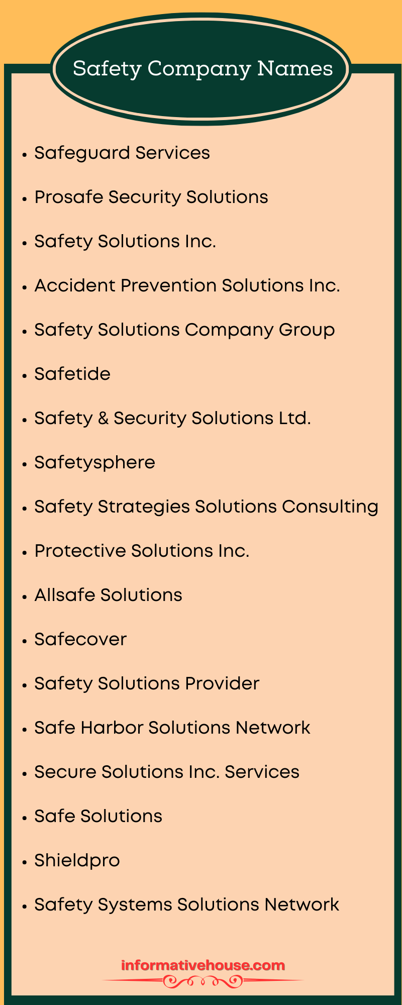 Safety Company Names