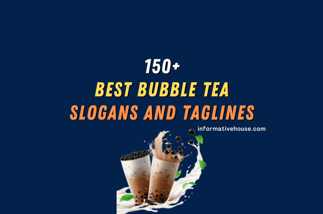 Catchy Bubble Tea Slogans And Taglines Informative House