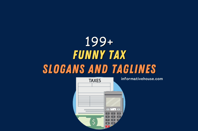 Funny Tax Slogans