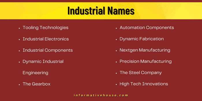 Industrial Names