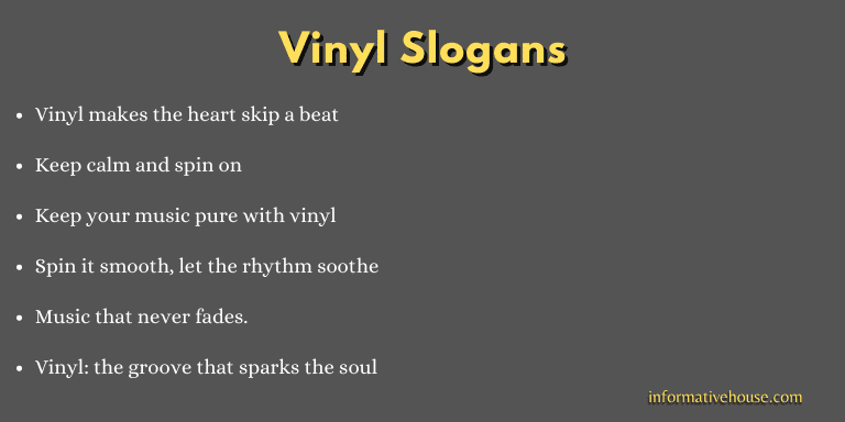 Vinyl Slogans