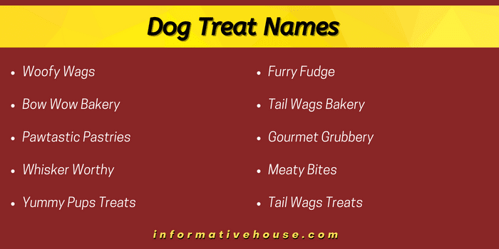 Dog Treat Names