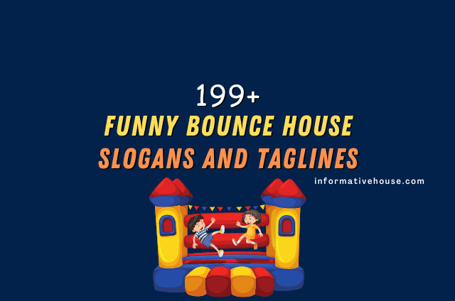 Funny Bounce House Slogans