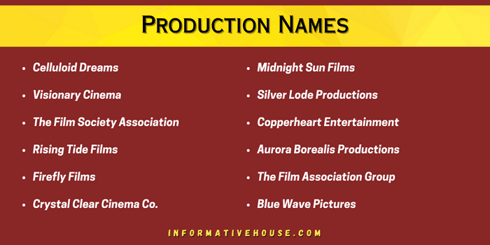 Production Names