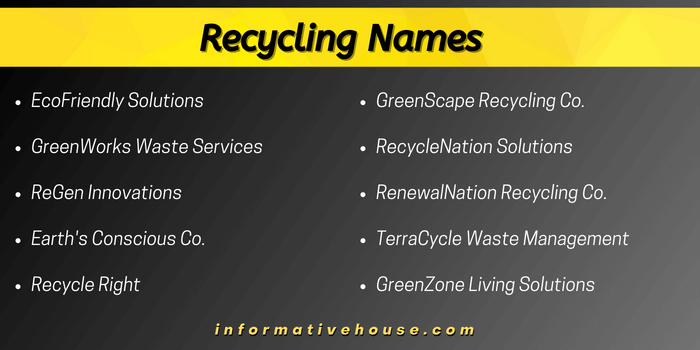 Recycling Names