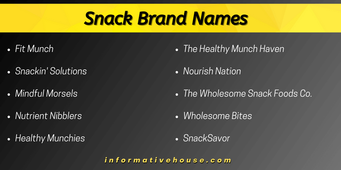 Snack Brand Names