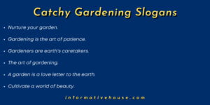 Catchy Gardening Slogans 300x150 