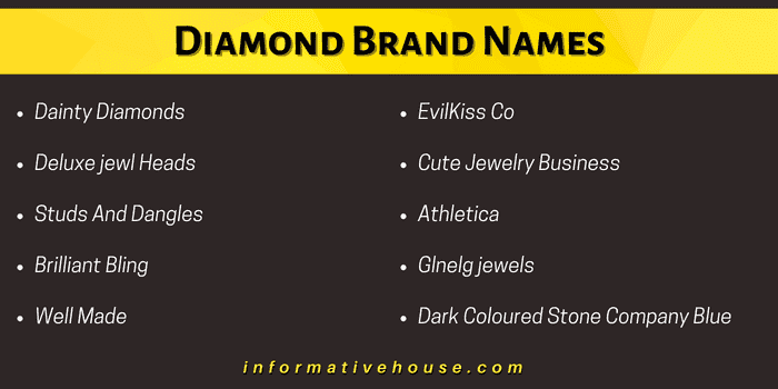 Diamond Brand Names