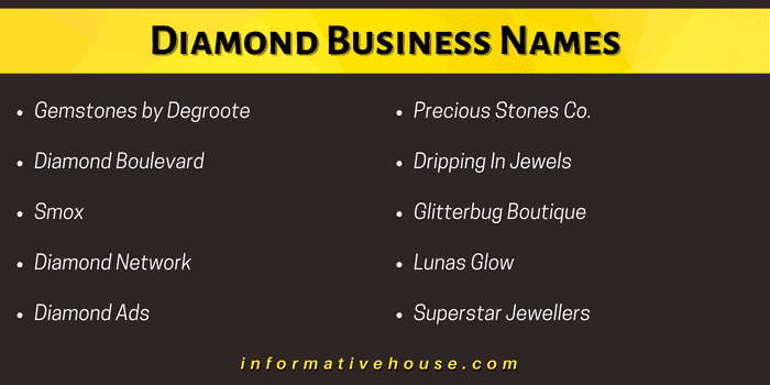 Diamond Business Names