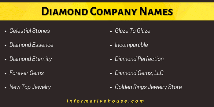 Diamond Company Names