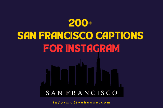 San Francisco Captions For Instagram